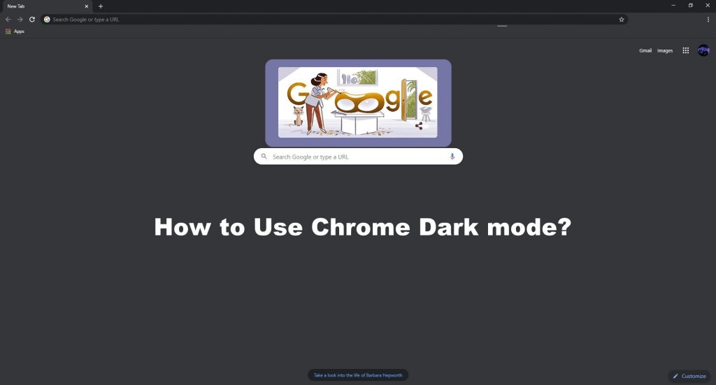 Chrome dark mode