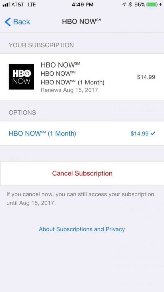 How to Cancel HBO Now Subscription