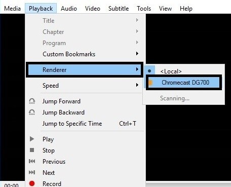 Stream Videos from VLC to Chromecast Using PC
