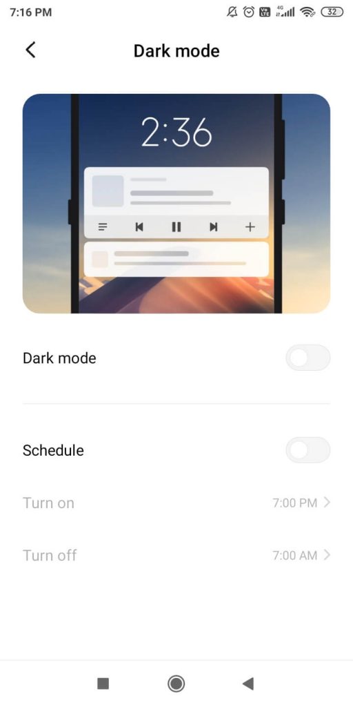 Play Store Dark Mode