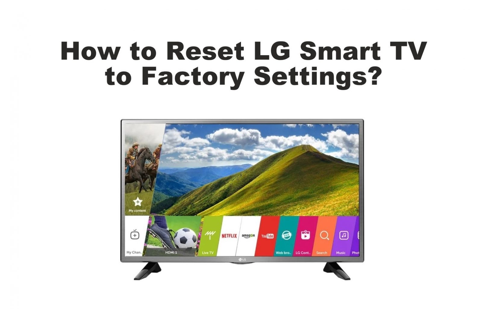 How to Reset LG Smart TV to Factory Settings - TechPlip