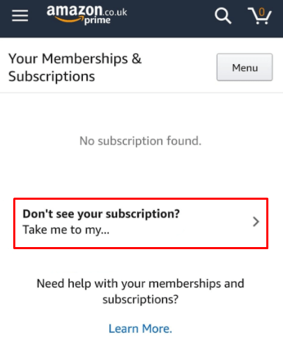 Don't see your subscriptions?