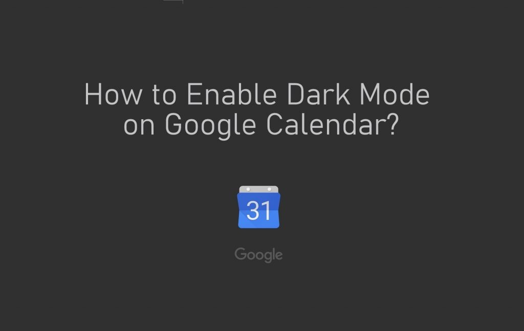 Google Calendar Dark Mode 2
