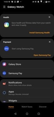 Samsung Pay on Galaxy Watch Active
