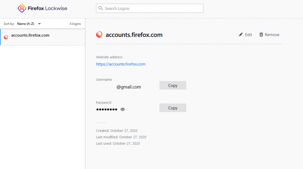 How to View Saved Password on Firefox