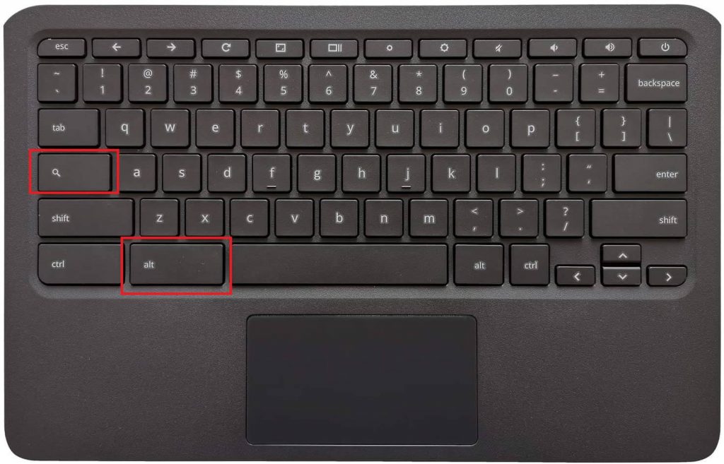 Caps Lock on Chromebook