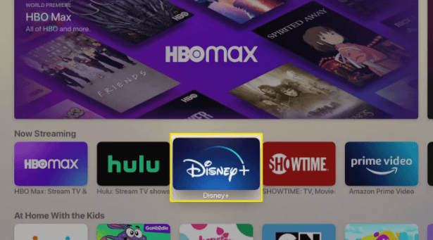Choose Disney Plus - Disney Plus on Apple TV