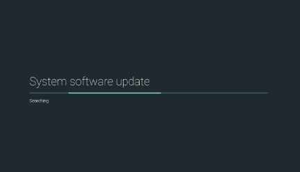 Update Progress - Update Sony TV 