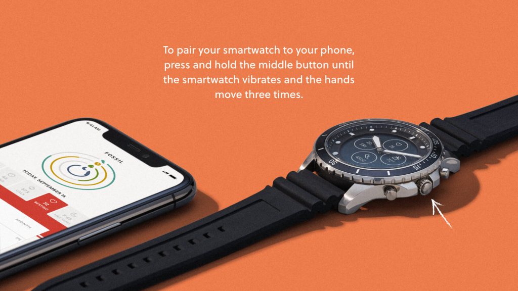 Text/Reply on Fossil Smartwatch paired with iPhone