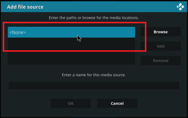 Add File Source - None