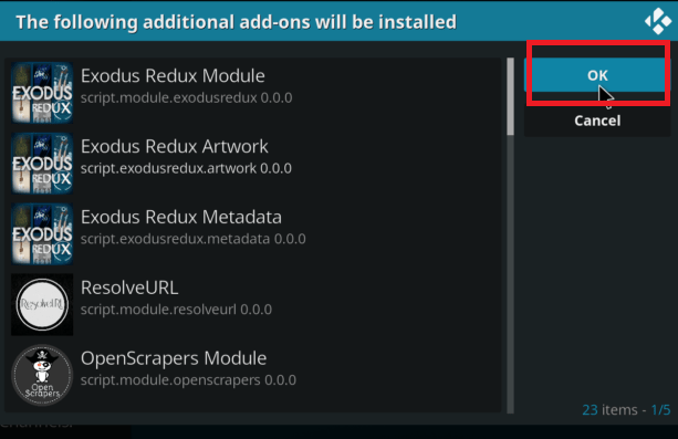 Add additional Add-on dependencies