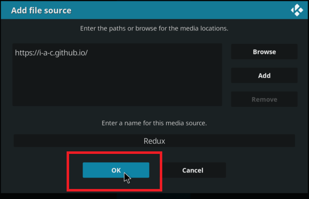 Approve to Add file Source