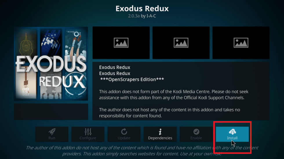 Exodus Redux Install  