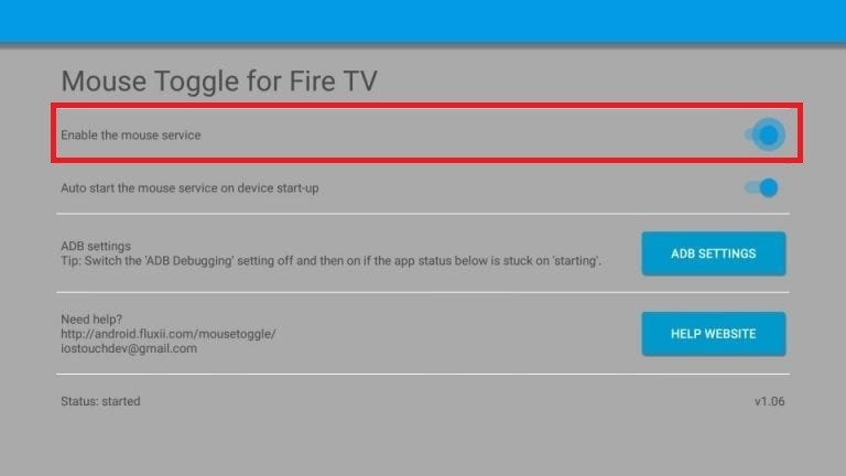 Mouse Toggle on Firestick
