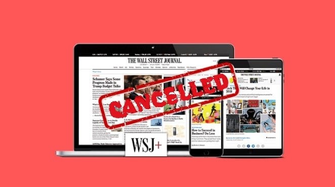 Cancel WSJ Subscription