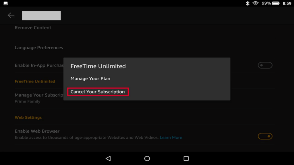 How to Cancel Amazon FreeTime Unlimited