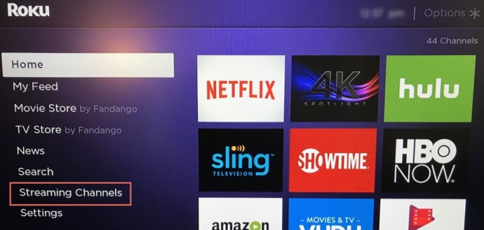 Streaming channels on to activate Philo on Roku