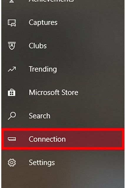 click Connection icon