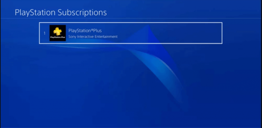 select your PlayStation Plus plan