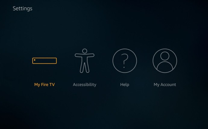 Tap on My Fire TV to fix firestick wont turn on issue