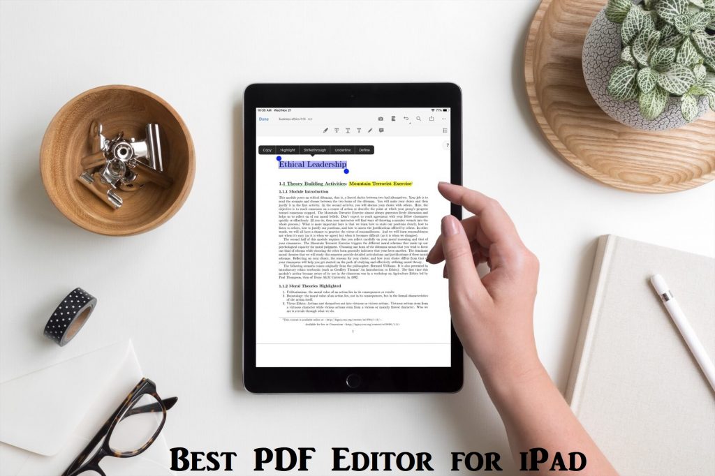 Best PDF Editor for iPad