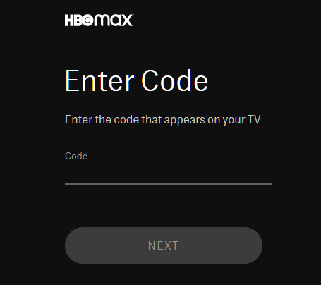enter the activation code to stream HBO Max on Samsung  Smart TV