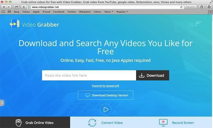 video grabber is one of the best YouTube downloader for Windows