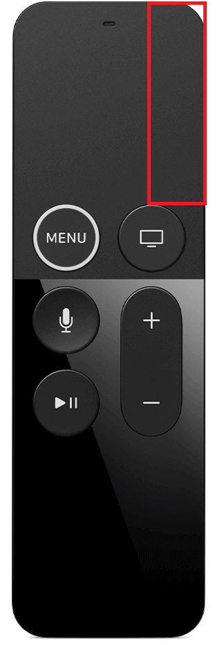 press the right side of the touchpad on Siri remote to fast forward on Apple TV