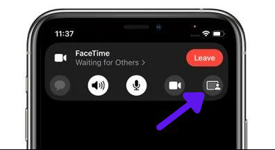 How to screen share on FaceTime