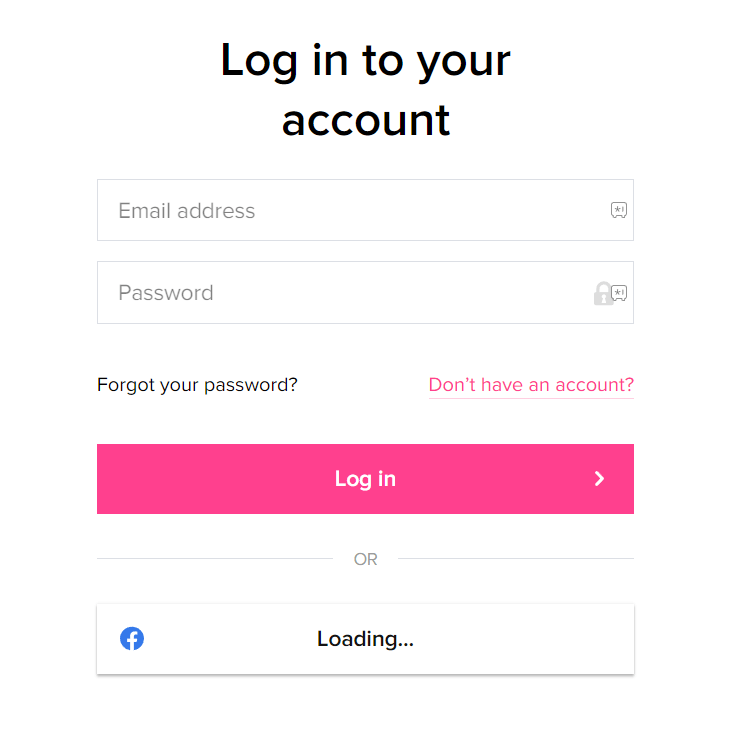 login with your account to cancel scentbird subscription