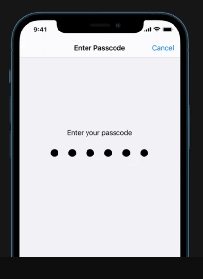 enter your passcode to unlock iphone using Apple Watch