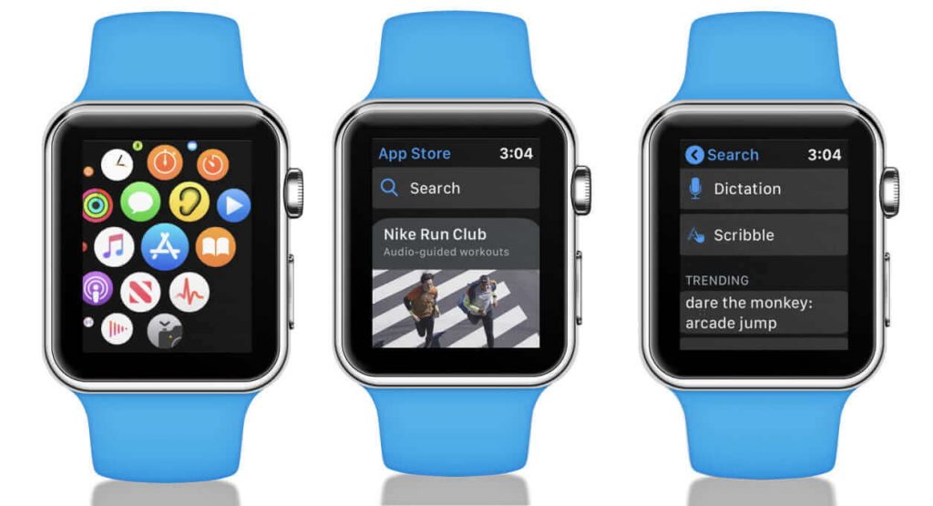 open app store to install Carrot Weather on Apple Watch