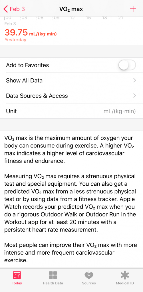 get the VO2 Max on Apple Watch 