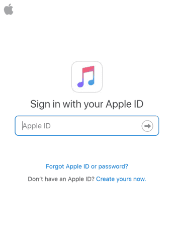 Sign in to Apple ID to stream Apple Music on Firestick