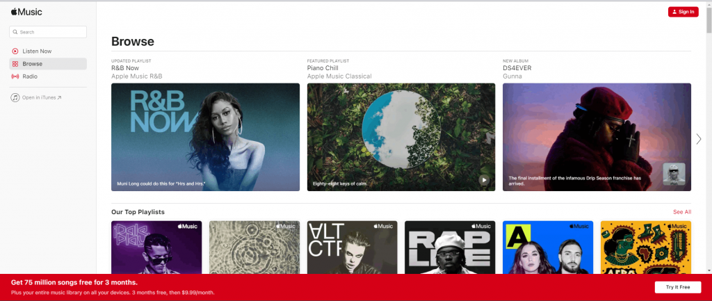  Apple Music official website
