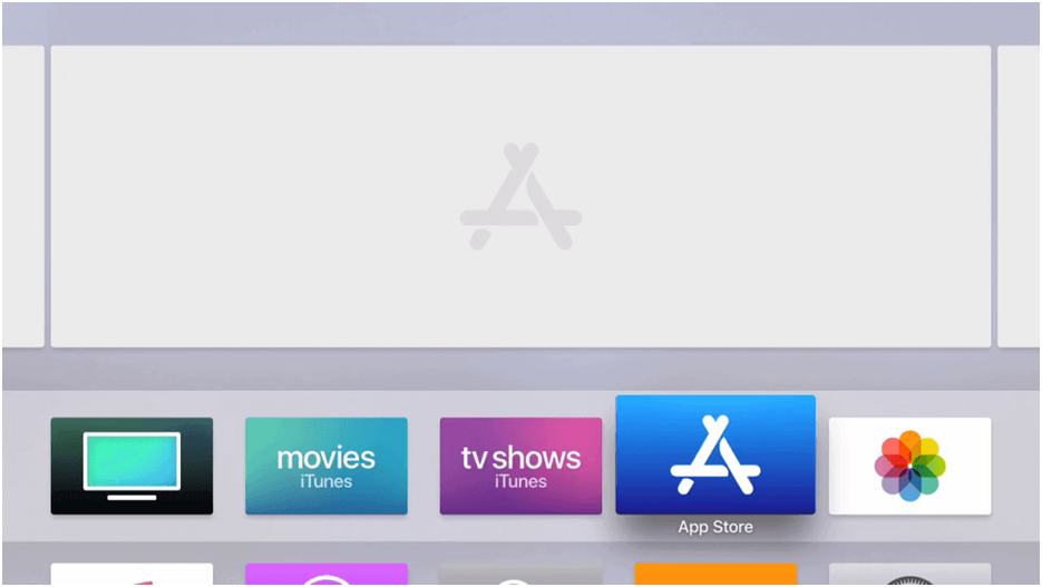 AppStore on Apple TV