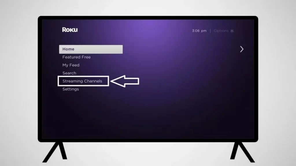 Streaming channels option