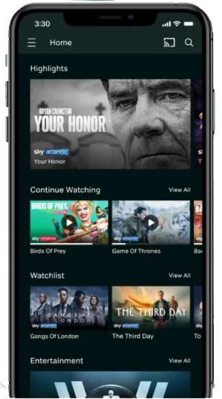 Cast icon on Smartphone app to Cast Now on Firestick
