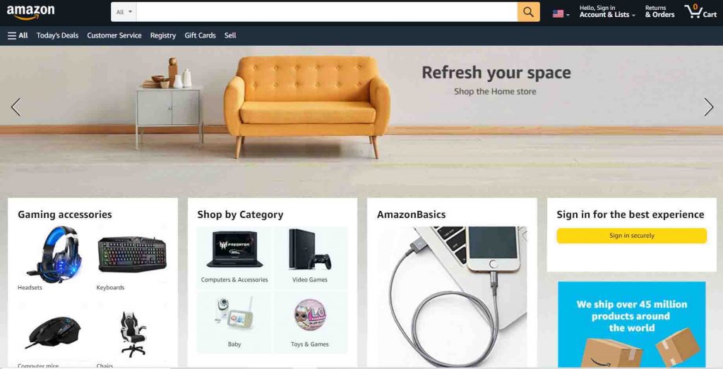 Amazon Website