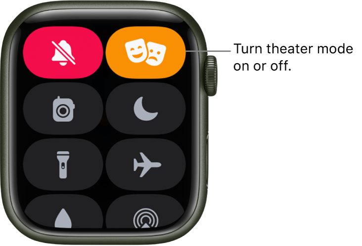 Turn Theater mode on Control Center