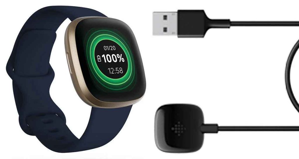 how to charge Fitbit watch 