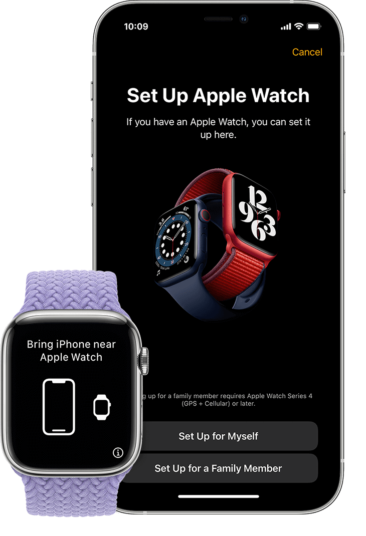 Select Set up For a Family Member to set up Apple Watch