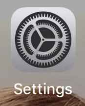 go to settings app 