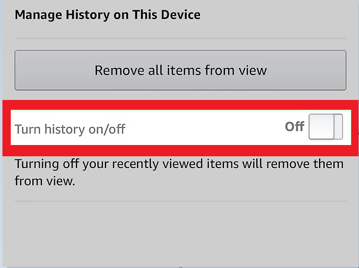 Manage your browsing history