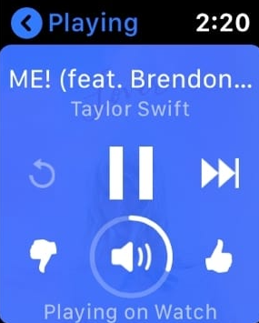 Listen to Pandora on Apple Watch