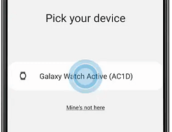 Pair Phone and Samsung Watch 