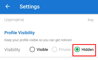 Select hidden to delete your Match account