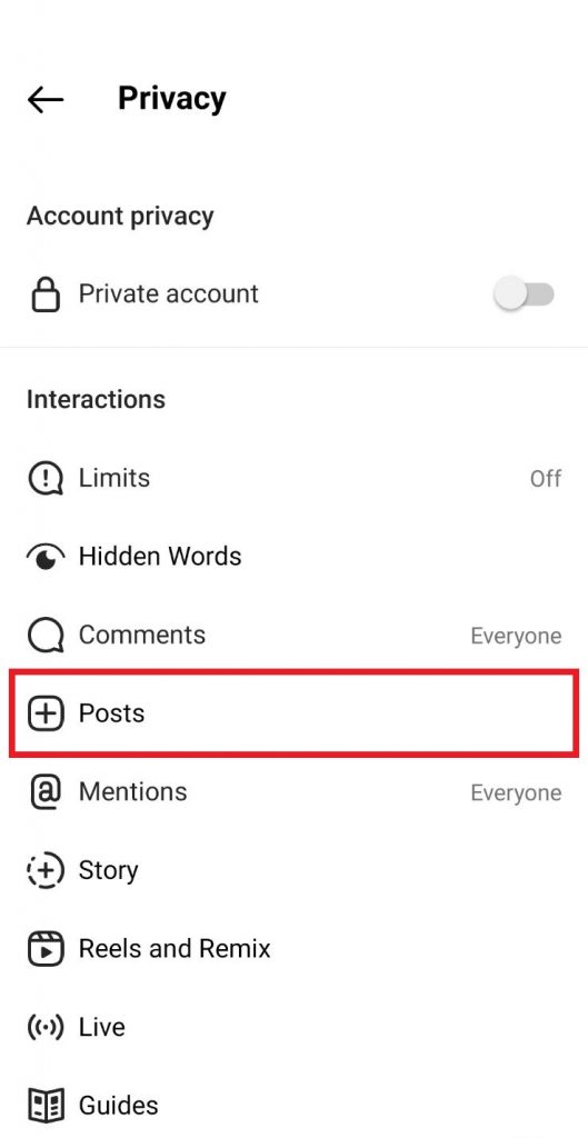 Select Posts