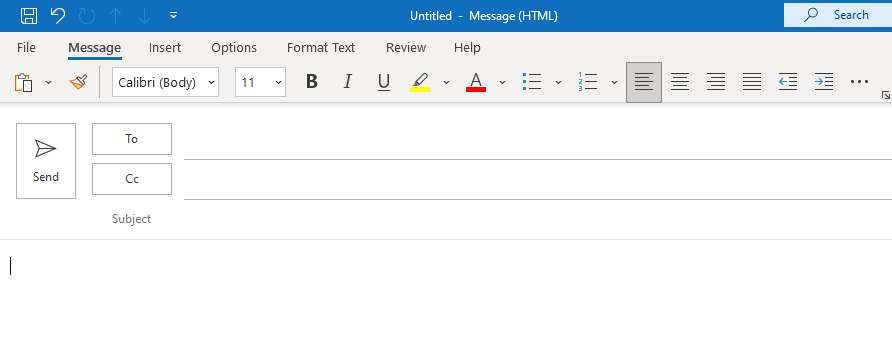 Enter the required details on Outlook 