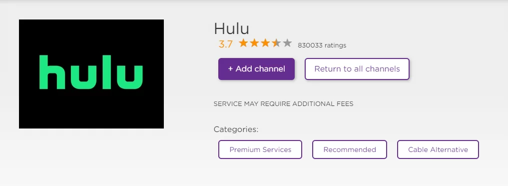 Install Hulu on Element TV 